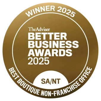 Better Business Awards 2025 winner — SA Best Boutique Non-Franchise Office
