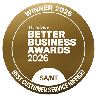 Better Business Awards 2026 winner — SA Best Customer Service (Office)